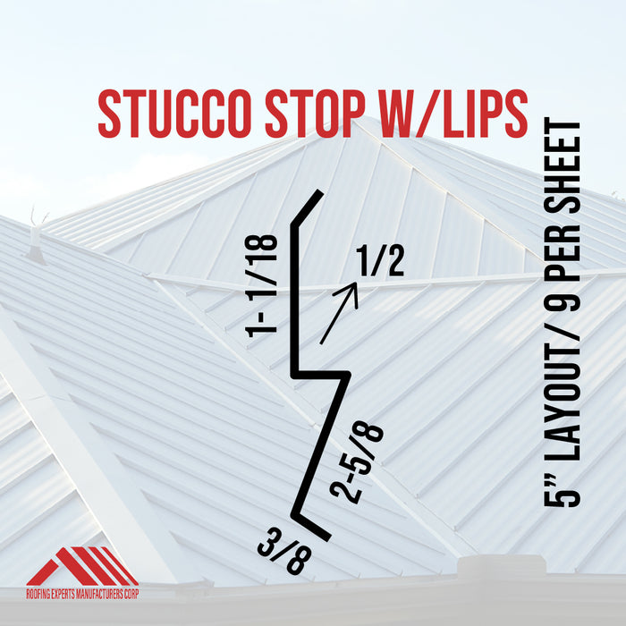 Stucco Stop W/Lips